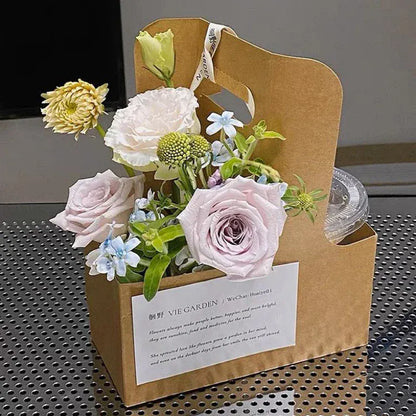 Coffee Flower Cake Dessert Packaging Box Portable