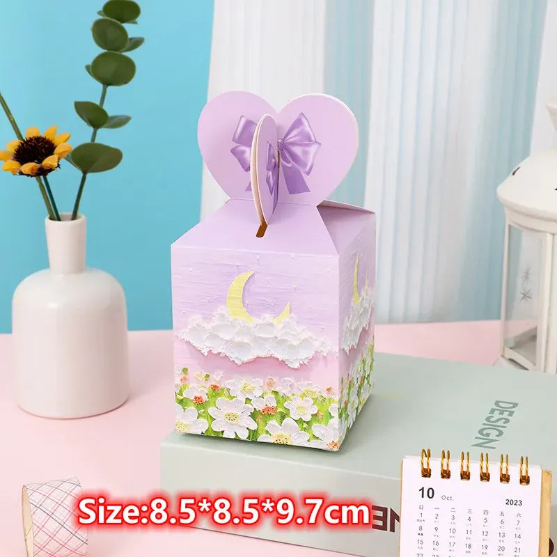 Christmas Square Box Christmas Party Favors Gift Boxs