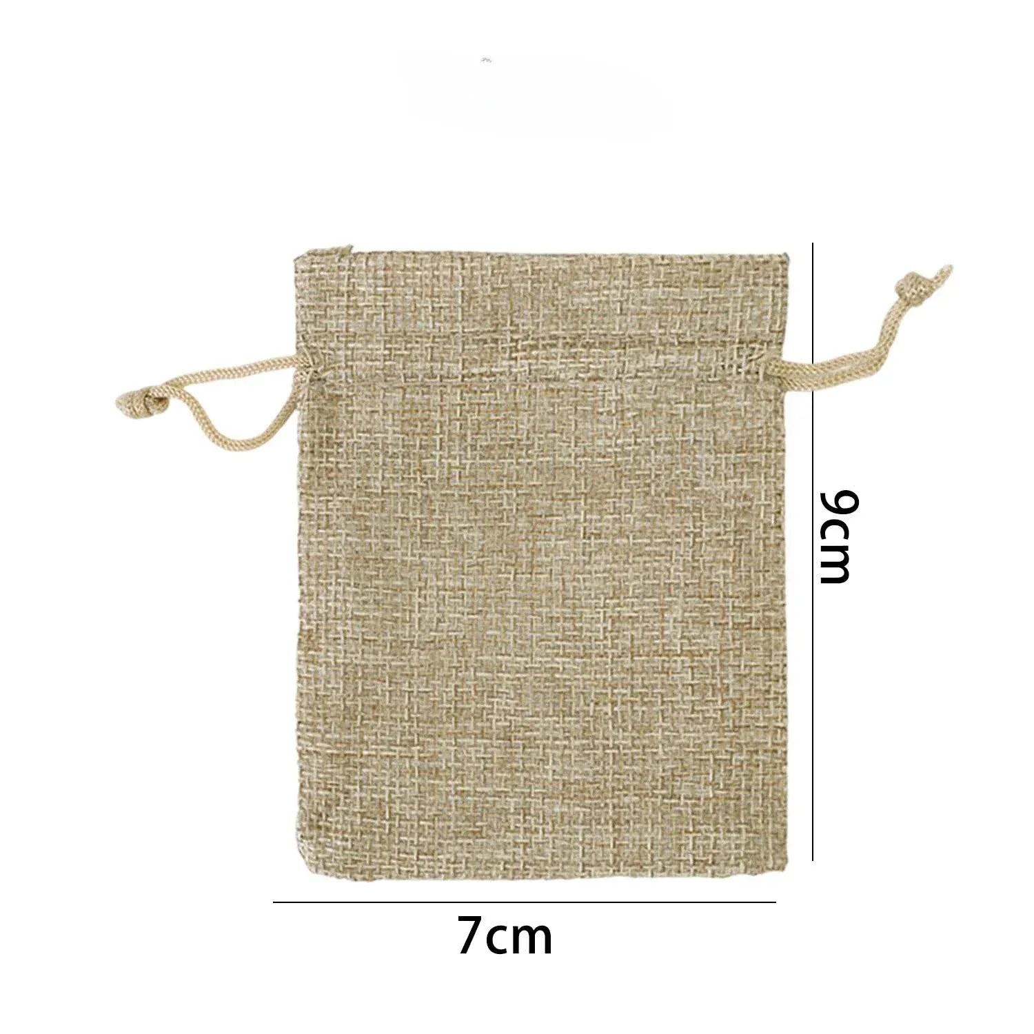 Drawstring Burlap Gift Bags Coffee Bean Linen Bag - TIMECRAFT