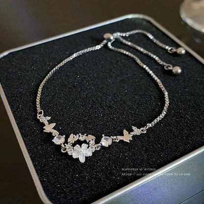 New Luxury Gold Zircon Bracelet for Women Elegant