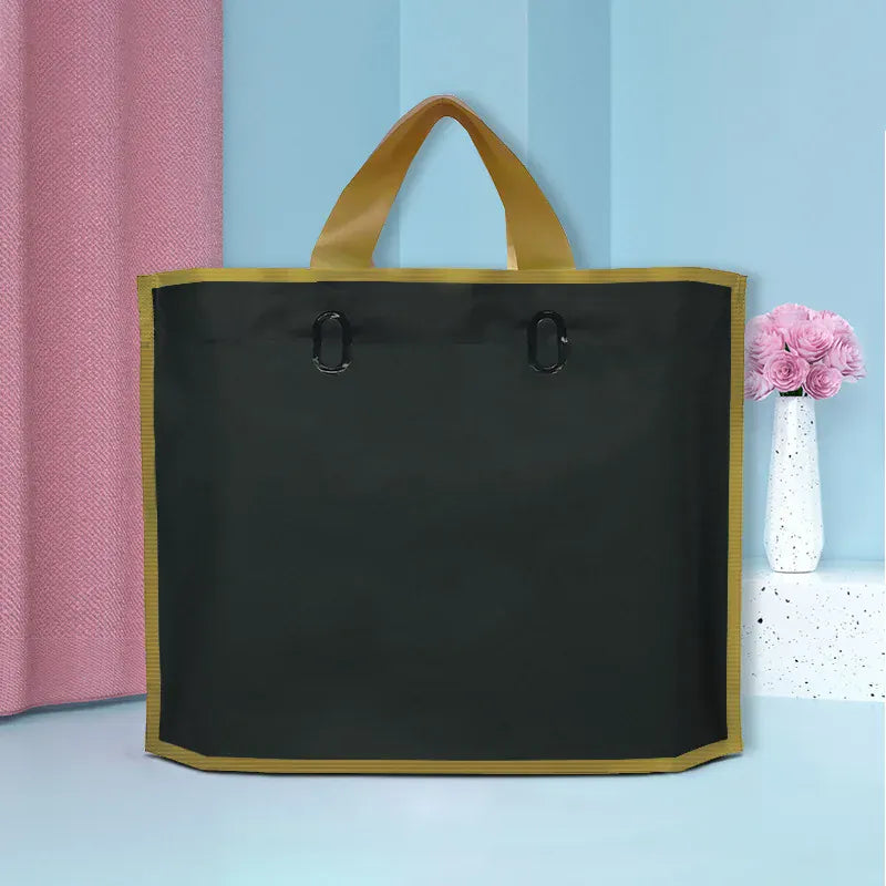 Custom logo frosted shopping bags plastic gift bags - TIMECRAFT