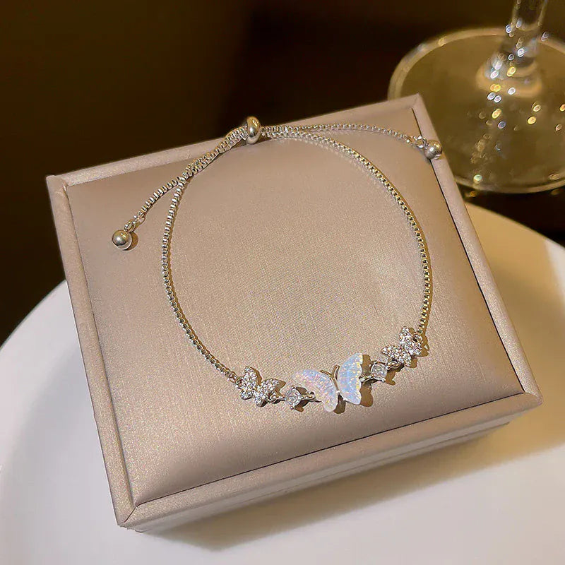 New Luxury Gold Zircon Bracelet for Women Elegant