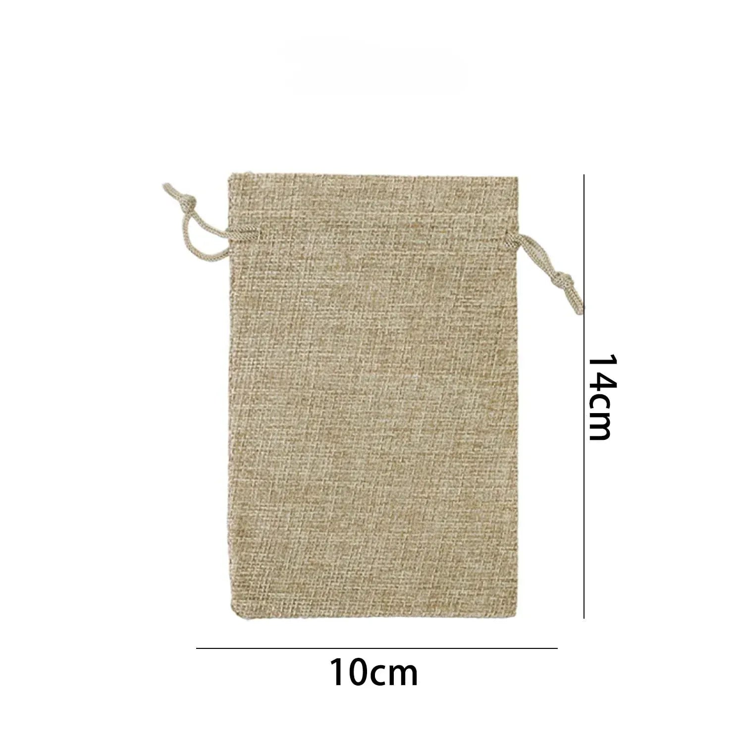 Drawstring Burlap Gift Bags Coffee Bean Linen Bag - TIMECRAFT