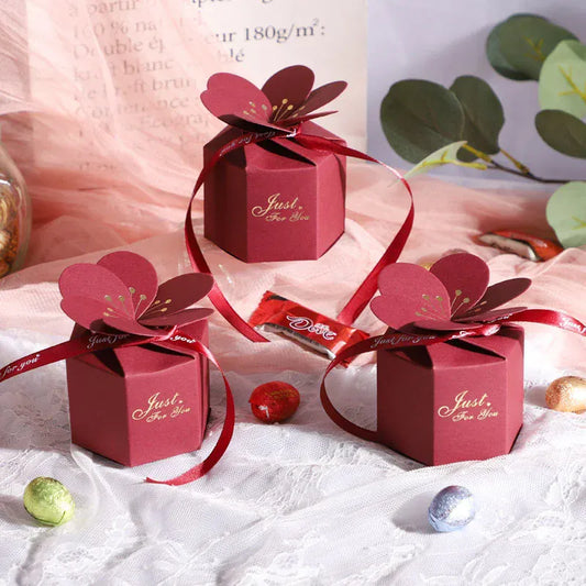Creative Butterfly Petals Candy Box Wedding Favor Gift