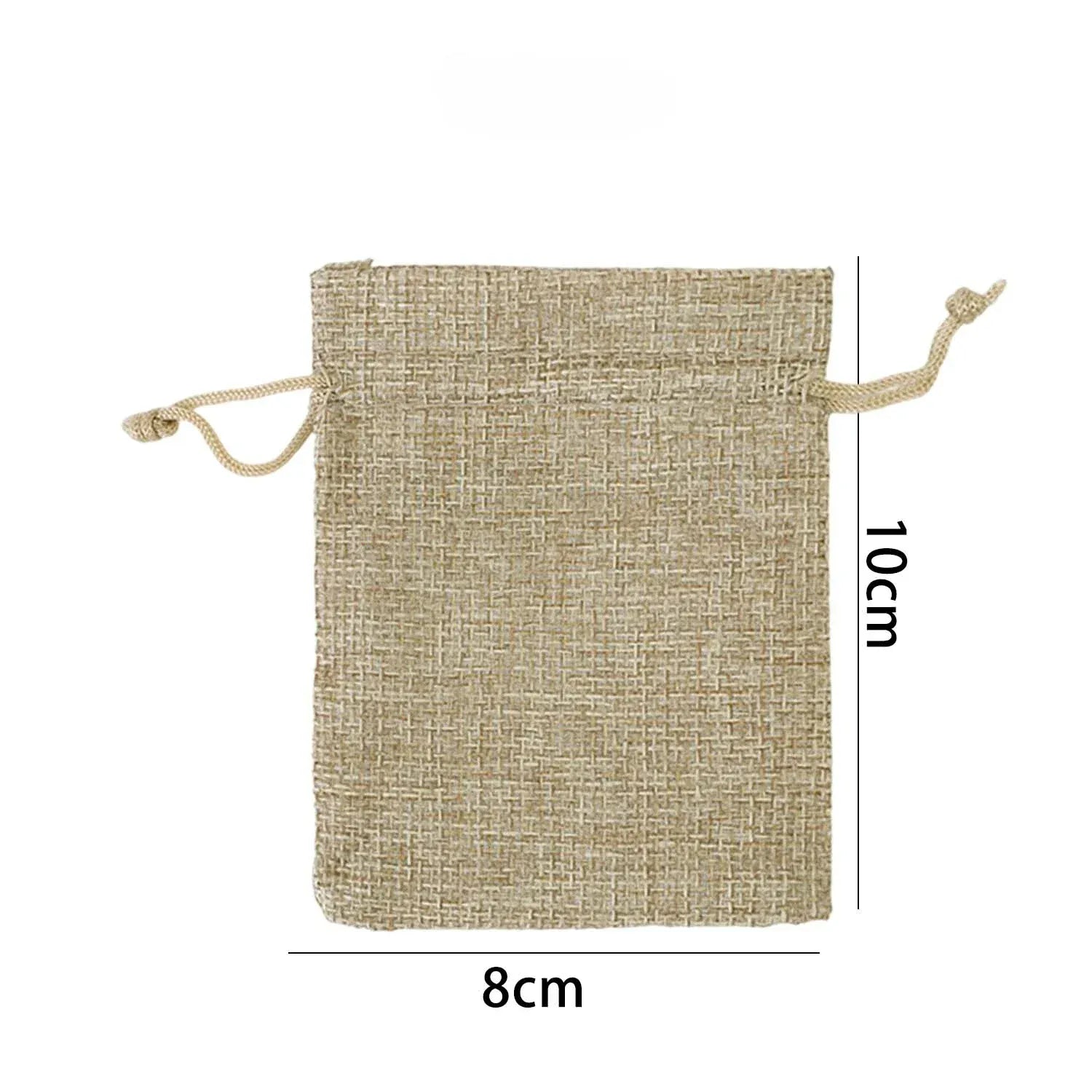 Drawstring Burlap Gift Bags Coffee Bean Linen Bag - TIMECRAFT