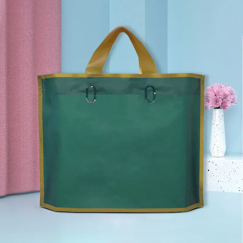 Custom logo frosted shopping bags plastic gift bags - TIMECRAFT